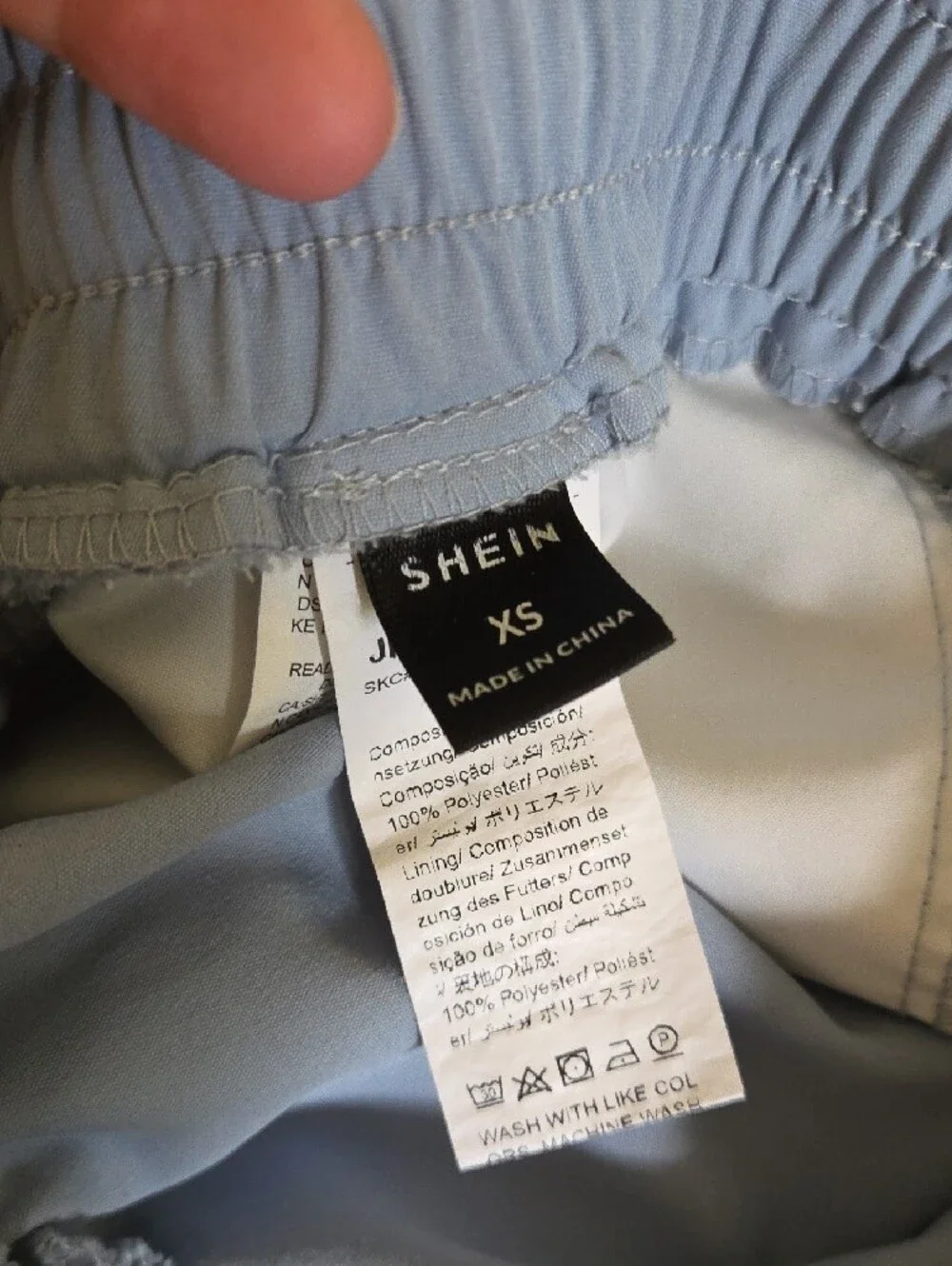 SHEIN Light Blue Shorts